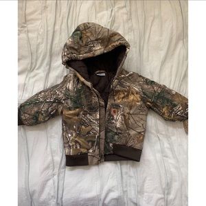 Carhartt camo 18m hooded coat